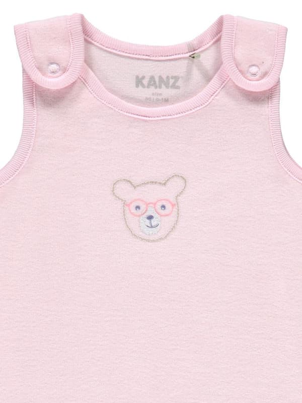 Flickset: blus + sparkdräkt, rosa, Kanz