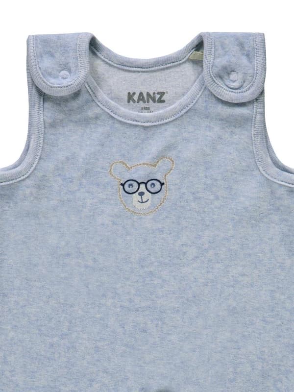 Pojkset: blus + sparkdräkt, blå, Kanz