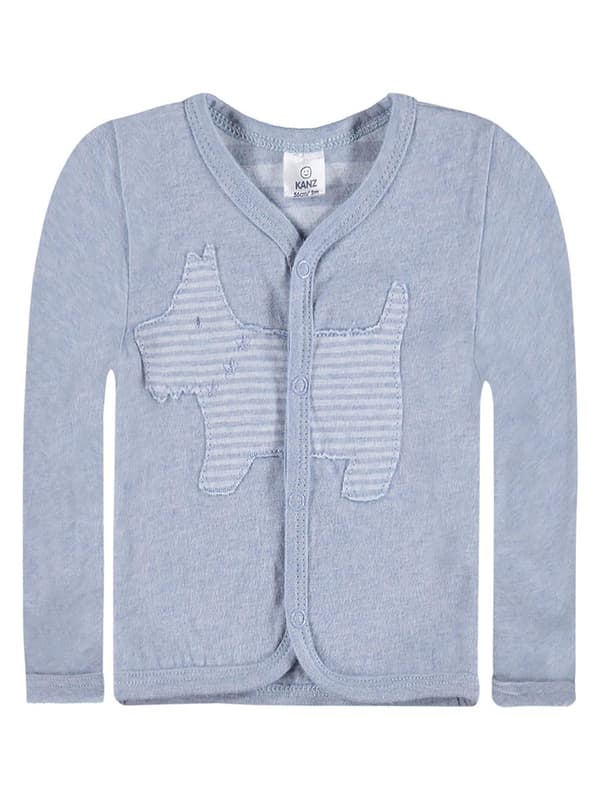 Babyset i 3 delar: blus, tröja och byxor, blå Kanz