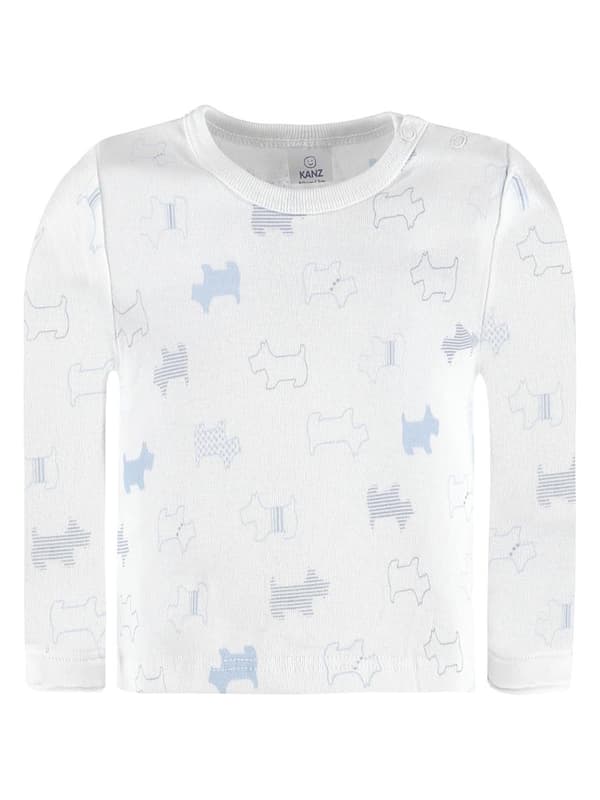Babyset 2-delat, blus och pyjamas, blå, Kanz