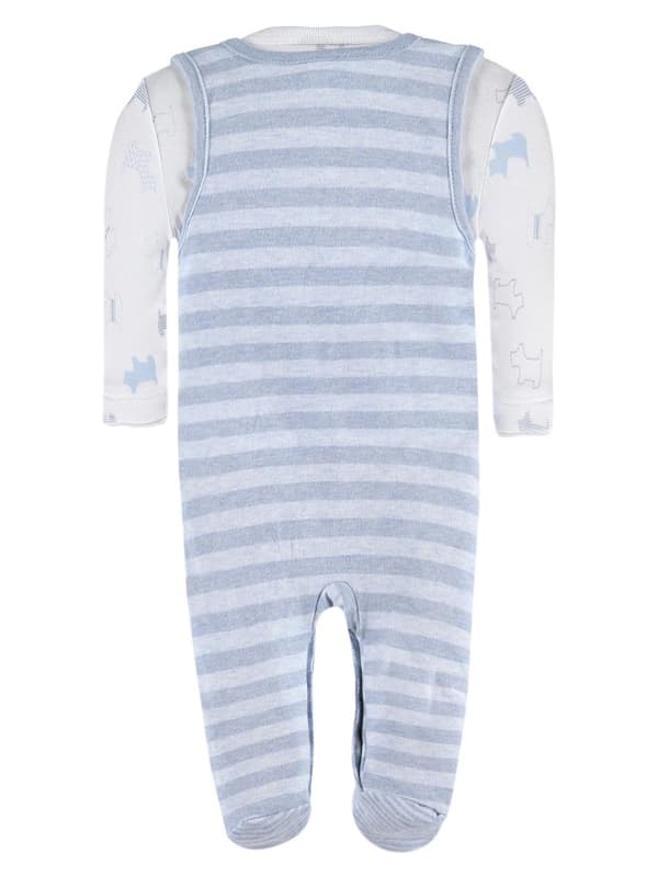 Babyset 2-delat, blus och pyjamas, blå, Kanz