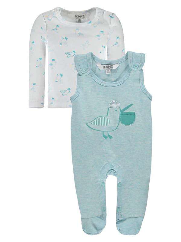 Pojkset: pyjamas + blus, blå, Kanz