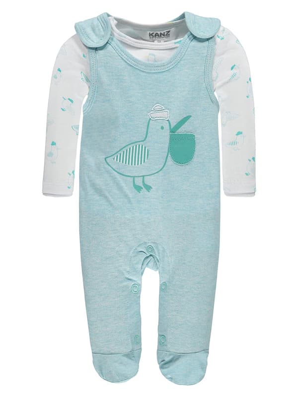 Pojkset: pyjamas + blus, blå, Kanz