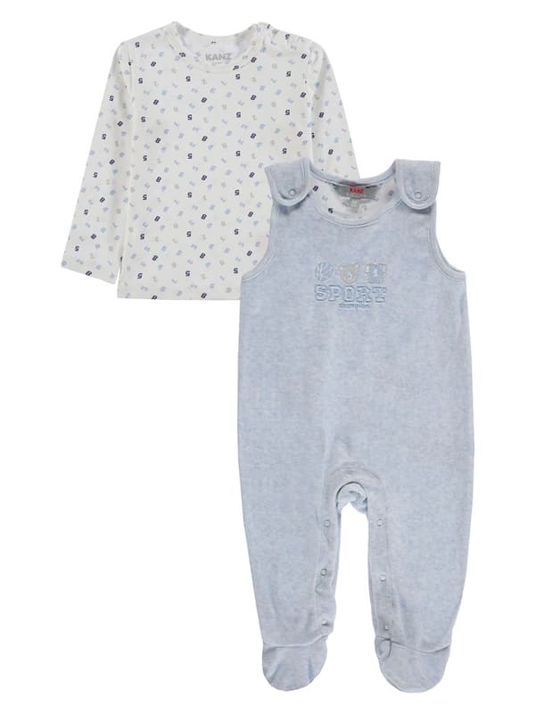 Pojkset: blus + pyjamas, blå, Kanz