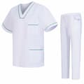 Miniatyrbild 2 av 4: Misemiya - SQ-6611-6612 - Unisex Uniform Set Blus - Medicinsk uniform med topp och byxor - Ref.6601-6602