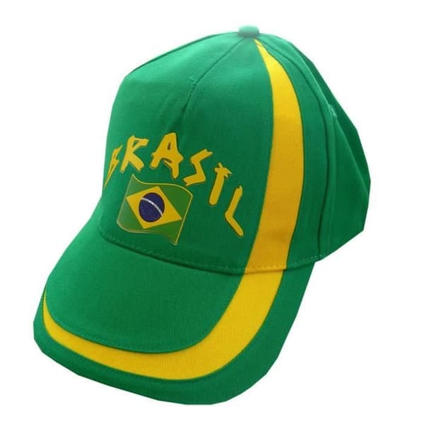 Brasilien fotbollsmössa - Supportershop - Grön - Vuxen