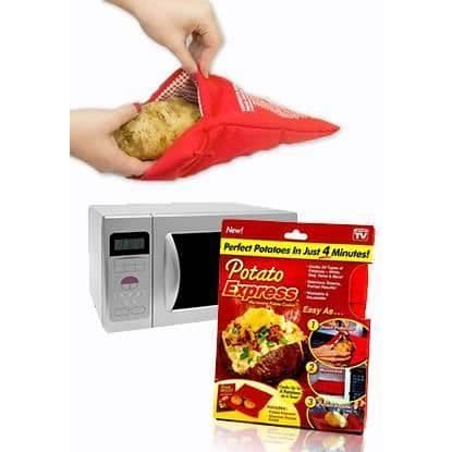 Matlagningspåse - Patato Express - Snabbmatlagning - 4 potatisar - Återanvändbar - Maskintvättbar