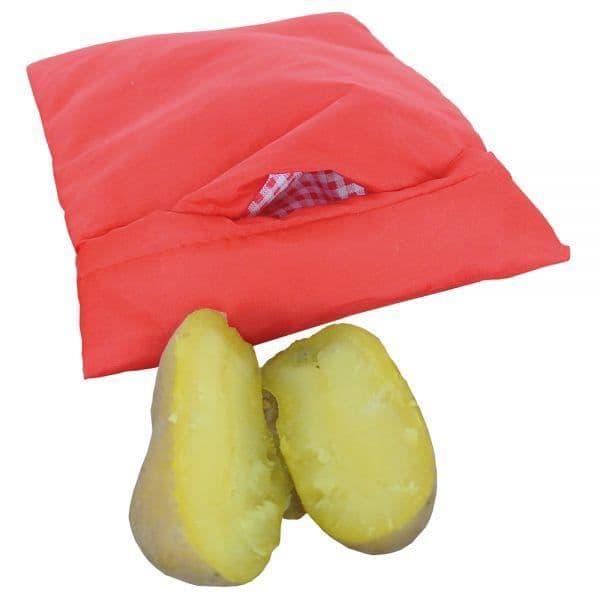 Matpåse - Tvättbar - Mikrovågsugn - 21x26 cm - Bomull och polyester - Ångficka