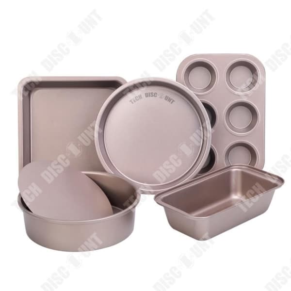 TD® Nonstick Carbon Steel Live Bottom Cake Tool, Brödlåda, Pizzapanna, Bakeware Tool Set