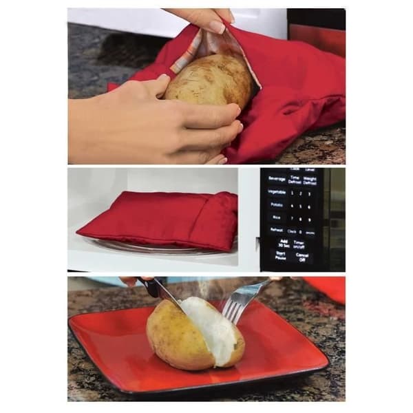 Expresskokpåse för potatis i mikrovågsugn