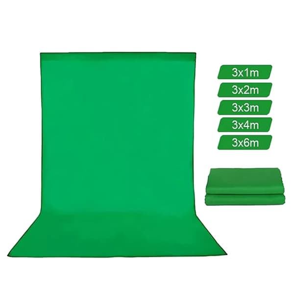 Grön skärm bakgrund, muslin tyg, Youtube fotostudio Grön 2