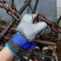 Miniatyrbild 4 av 4: Chainmail Butcher Glove Heavy Duty Rostfritt stål Blue Cut High Performance Level 5 Skyddsstorlek S b17154