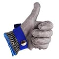 Miniatyrbild 1 av 4: Chainmail Butcher Glove Heavy Duty Rostfritt stål Blue Cut High Performance Level 5 Skyddsstorlek S b17154
