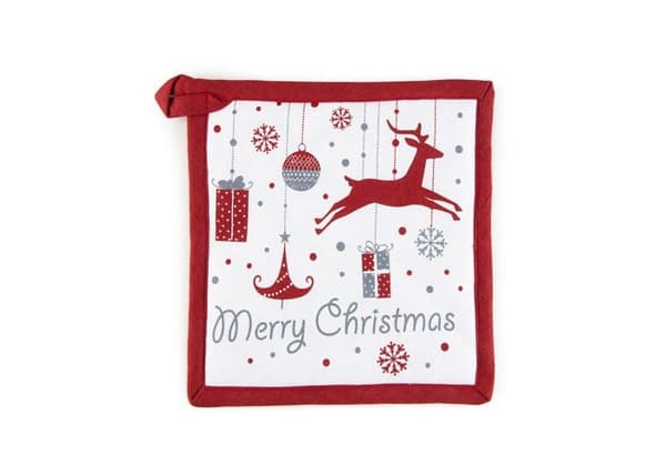 Ugnshandske - Excelsa grytlapp - 65431 - Merry Christmas Kitchen Grytlapp, 20 x 20 cm, Bomull och Polyester ()