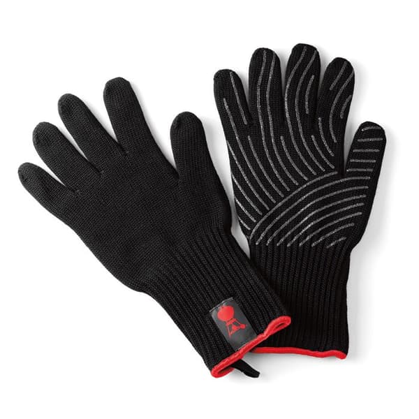 Speciella grillhandskar - WEBER - Premium - Storlek S/M - Kevlar och silikon - Halkfri