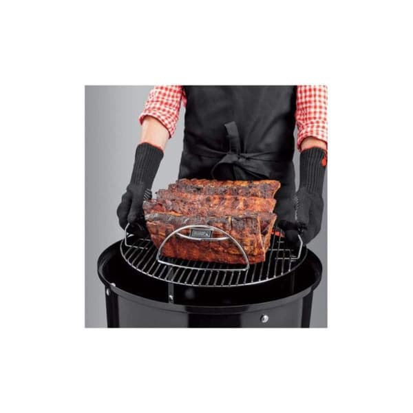 Speciella grillhandskar - WEBER - Premium - Storlek S/M - Kevlar och silikon - Halkfri