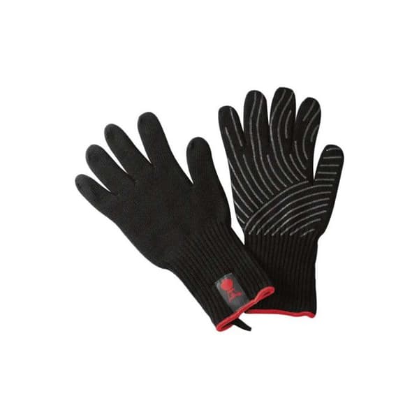 Speciella grillhandskar - WEBER - Premium - Storlek S/M - Kevlar och silikon - Halkfri