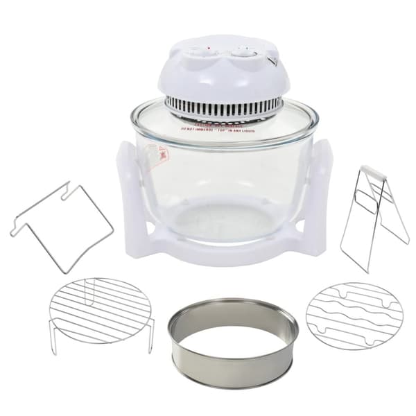 vidaXL halogen konvektionsovn med udbygningsring 800 W 10 l