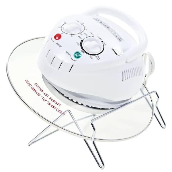 vidaXL halogen konvektionsovn med udbygningsring 1400 W 17 l