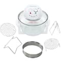 Miniatyrbillede 2 af 8: vidaXL halogen konvektionsovn med udbygningsring 1400 W 17 l