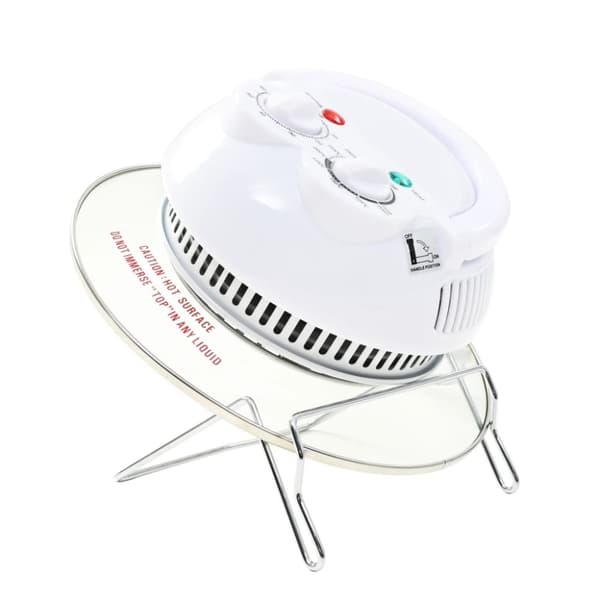 vidaXL Konvektionsugn halogen med expansionsring 800 W 10 L