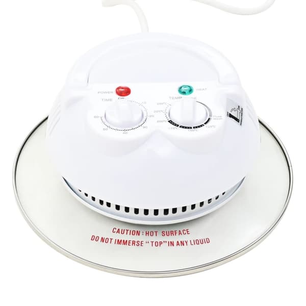 vidaXL Konvektionsugn halogen med expansionsring 800 W 10 L