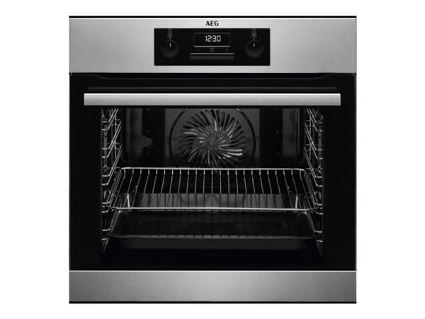 AEG SurroundCook MaxiKlasse BEB331010M - Ugn - inbyggd - fördjupning - bredd: 56 cm - djup: 55 cm - höjd: 59 cm - med självrengöring - Klass A - rost