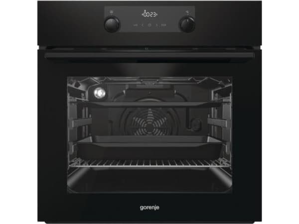 Gorenje BOS6737E13FBG, Stor, Elektrisk ovn, 77 l, 300 °C, AquaClean, Innebygget