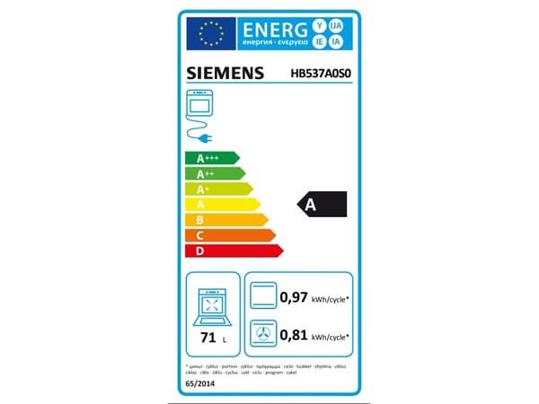 Siemens HB537A0S0 med cookControl og PerfectCooking 3D-varmesystem