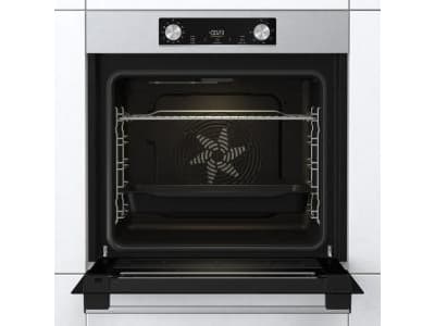 Gorenje Essential BO6735E02X - Ovn - innebygd - fordypning - bredde: 56 cm - dybde: 55 cm - høyde: 59 cm - med selvrens - Klasse A - rustfritt stål