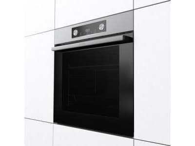 Gorenje Essential BO6735E02X - Ovn - innebygd - fordypning - bredde: 56 cm - dybde: 55 cm - høyde: 59 cm - med selvrens - Klasse A - rustfritt stål