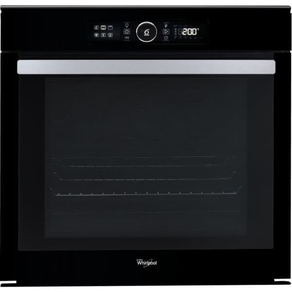 Indbygget ovn WHIRLPOOL AKZM 8480 NB, Elektrisk, Pyrolytisk selvrensende, 73 l, A + klasse, 6. sans, sort