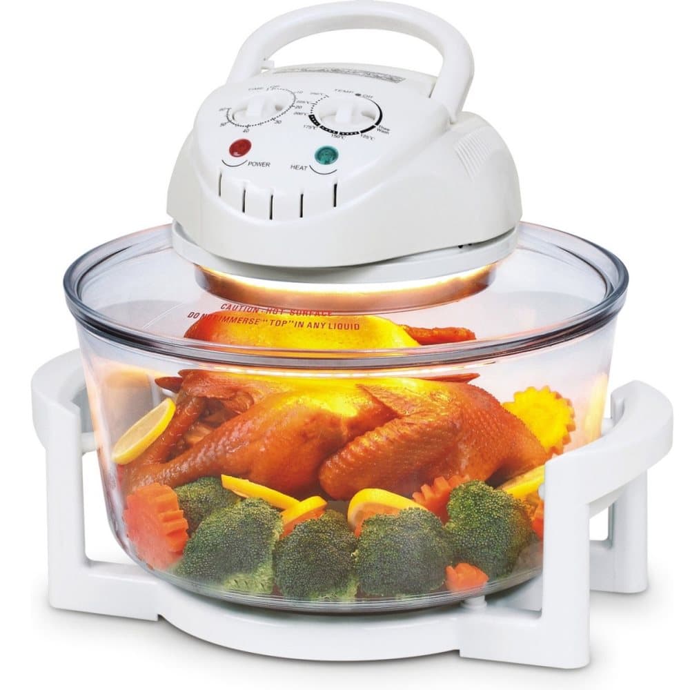 Halogenugn - Fristående med grill - 17L - Vit