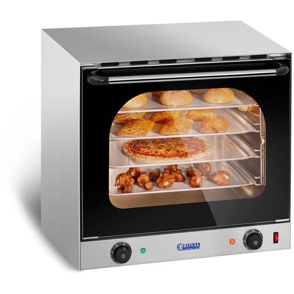 Royal Catering Varmluftsugn - timer - inkl. 4 plåtar