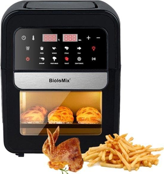 Multifunktionell 7L luftstekning | Utan olja Elektrisk ugn Mattorkare Varmluftsugn