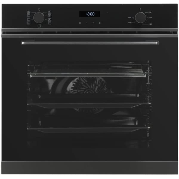 Scandomestic XO 6500 Premium Collection - Innebygd ovn - bredde: 56 cm - dybde: 55 cm - høyde: 60 cm - 72 liter - svart - Clean emalje Sort