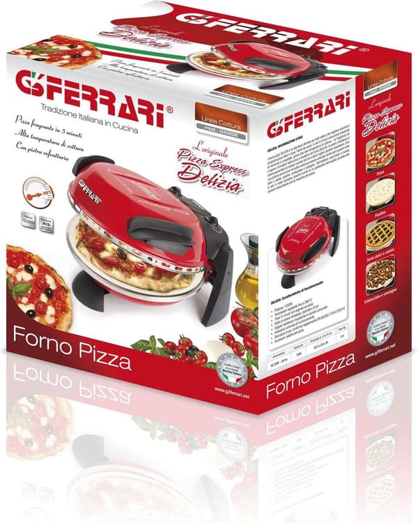 G3 Ferrari Delizia pizzakone/uuni 1 pizza(a) 1200 W Punainen