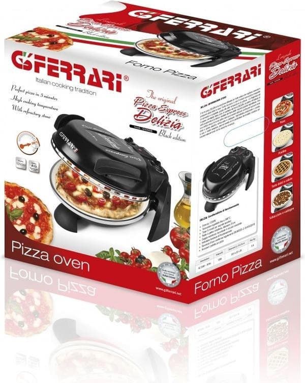 G3 Ferrari Delizia pizzamaskine/ovn 1 pizza(er) 1200 W Sort