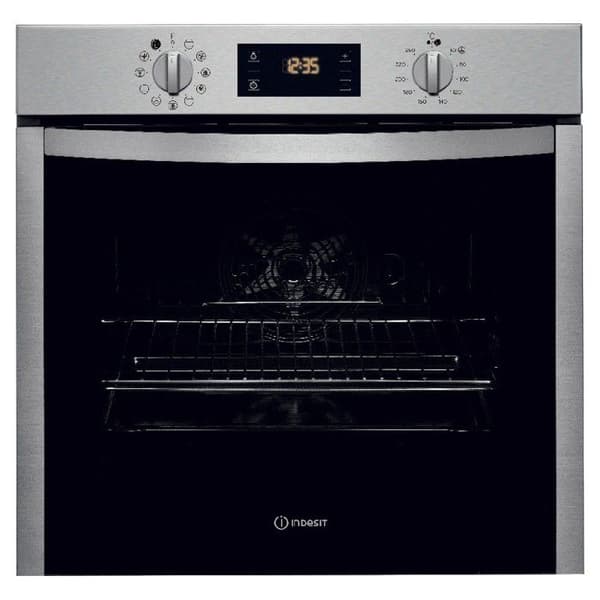 Indesit - inbyggd multifunktionsugn 71l 56cm a+ rostfri katalys - ifw5844cix