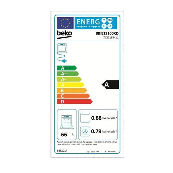 Slät emaljugn BEKO BBIE12100XD