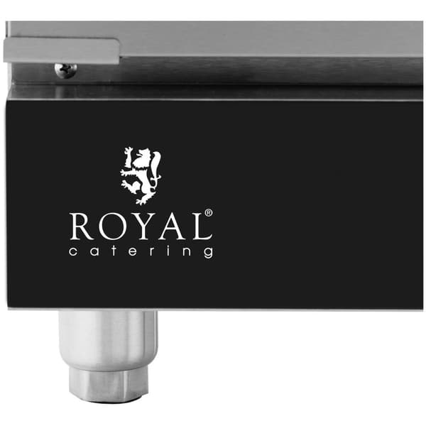 Royal Catering Konvektionsugn - 2800 W - Timer - 3 funktioner - 4 brickor