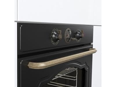 Gorenje BOS67372CLB, Stor, Elektrisk ovn, 77 l, 3500 W, 77 l, 300 °C