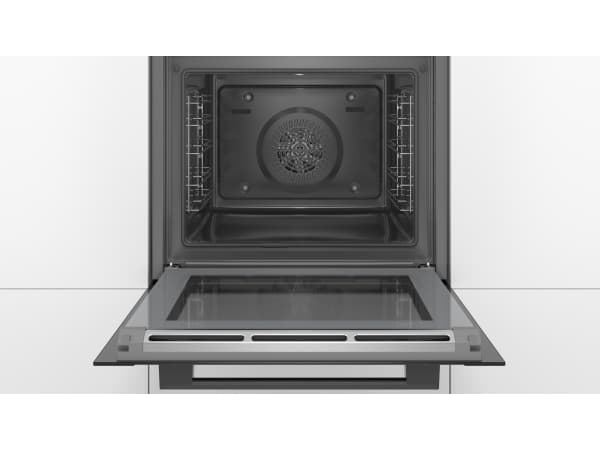 Bosch Serie 4 HBA372BB0, Medium, Elektrisk ovn, 71 l, 3600 W, 71 l, Vifteassistert