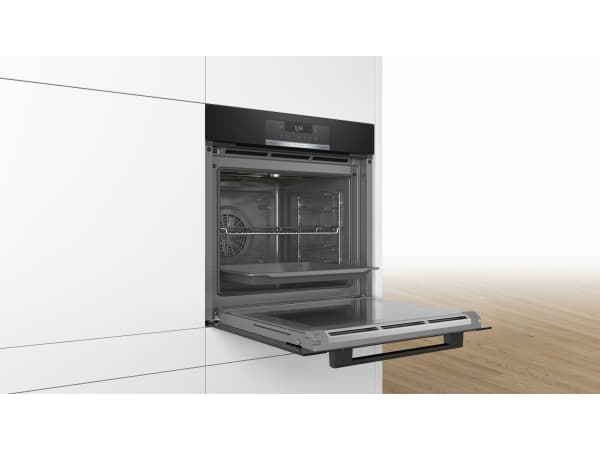 Bosch Serie 4 HBA372BB0, Medium, Elektrisk ovn, 71 l, 3600 W, 71 l, Vifteassistert