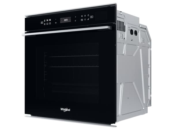 Whirlpool W7 OS4 4S2 H BL, Medium, Elektrisk ovn, 73 l, 73 l, Hydrolytisk, Innebygget