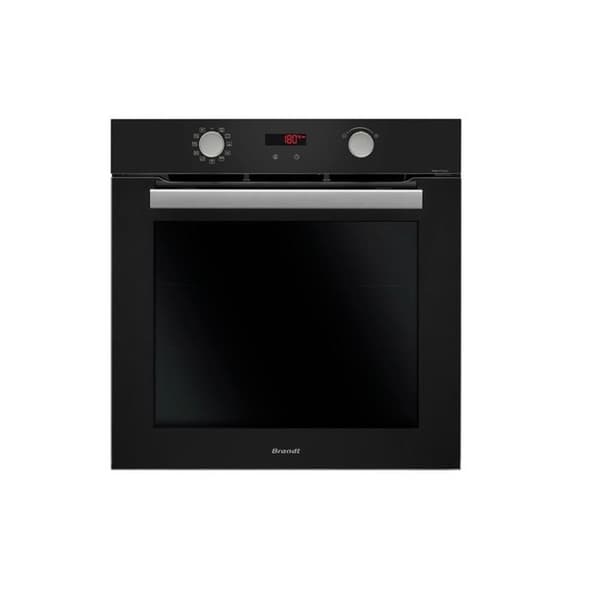 Brandt Inbyggd multifunktionsugn 67l 60cm a+ pyrolyssvart - bop2112b