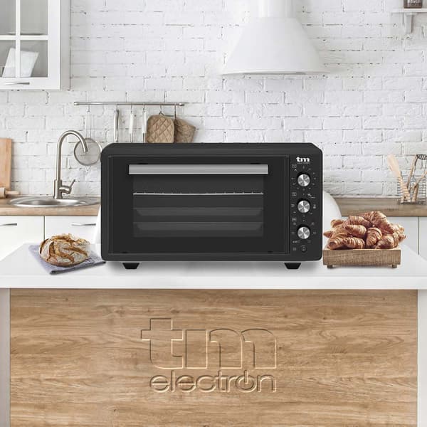 Tm Electron Rotisserie Kiertoilmauuni Tmpho045 45l 1400w Hopeinen