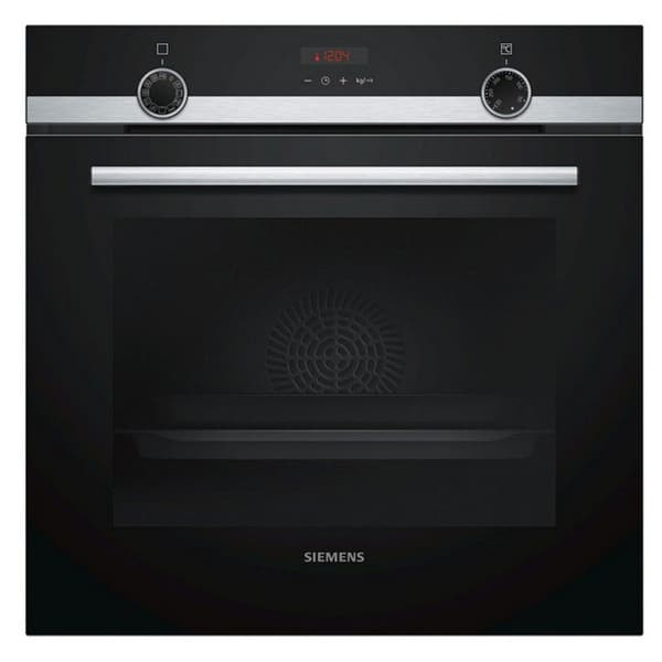 Siemens Hb574aer0 71l Multifunktion Ovn Sort 60 cm Sort, Rustfrit stål