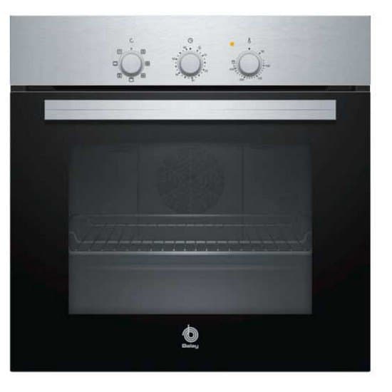 Balay 3hb2010x0 Inox 66l Monitoiminen Uuni Musta,Harmaa 60 cm musta, Ruostumaton teräs