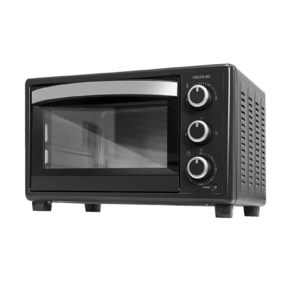 Cecotec Multifunction electric toaster oven with a 23-litre capacity and double-glazed door.